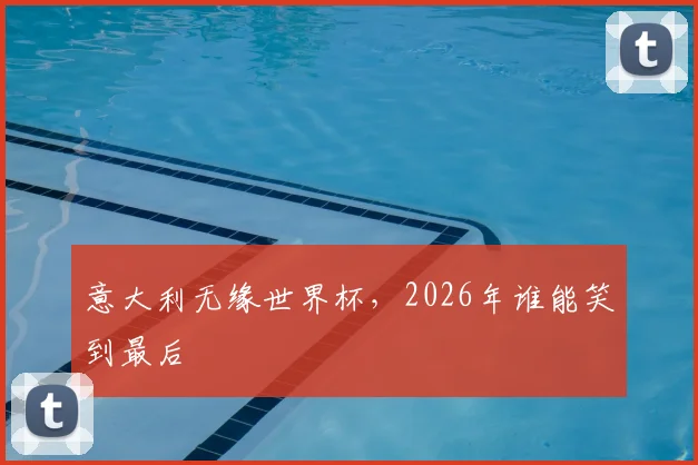意大利无缘世界杯，2026年谁能笑到最后